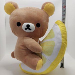 San-X Rilakkuma Hugging Lemon Plush - 17" NWT